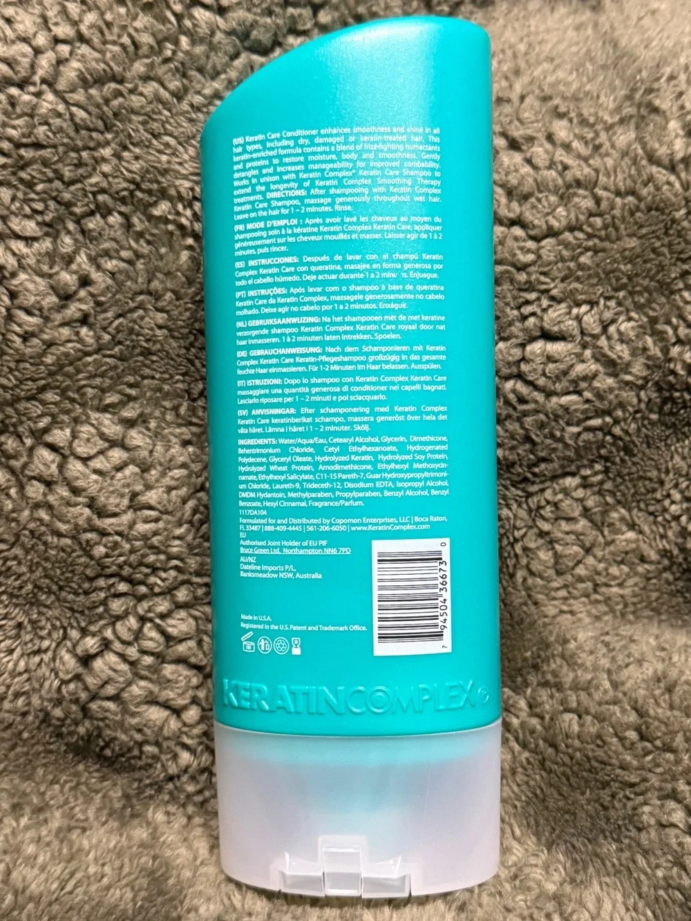 Keratin Complex Smoothing Therapy Keratin Care Conditioner - Teal